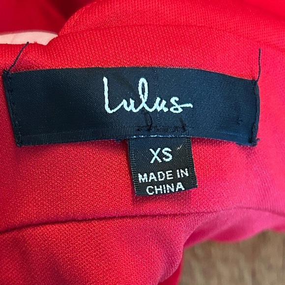 Lulu's Red Mini Dress - Picture 8 of 12